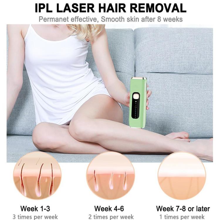 Dispositivo IPL per rimozione peli con 5 livelli intensità
