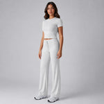 Completo donna maniche corte tinta unita M