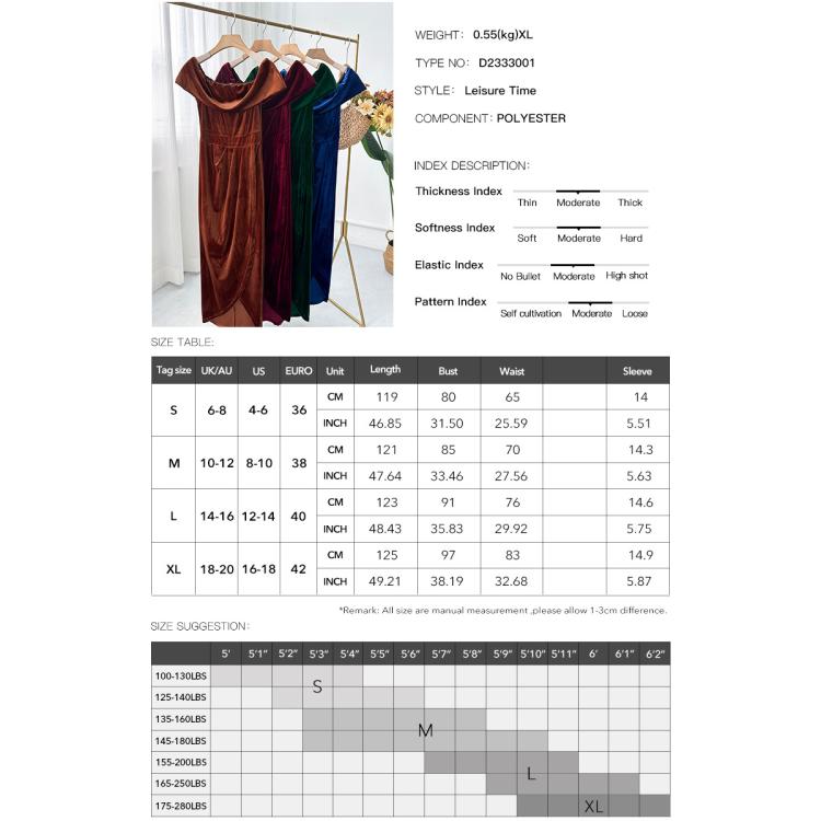 Abito donna elegante aderente monospalla velluto S