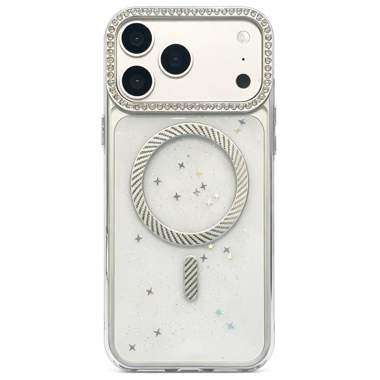 Custodia magnetica glitterata per iPhone 17 e 16