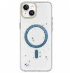 Custodia magnetica glitterata per iPhone 15 e 16