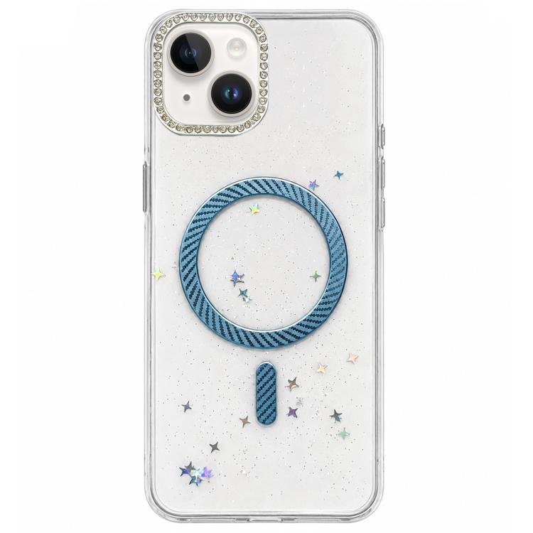Custodia magnetica glitterata per iPhone 15 e 16