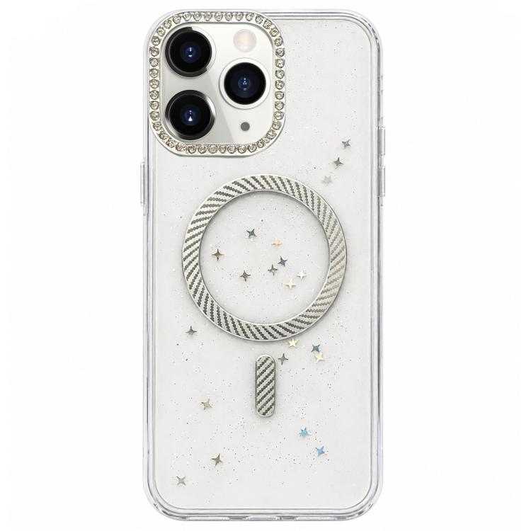 Custodia magnetica glitterata per iPhone 12 e 11 Pro Max