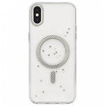 Custodia magnetica glitterata per iPhone XS Max