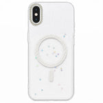 Custodia magnetica glitterata per iPhone XS Max