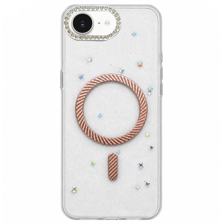 Custodia magnetica glitterata per iPhone 17 e 16