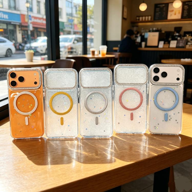 Custodia magnetica glitterata per iPhone XS Max