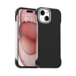 Custodia ibrida in PC e TPU satinato per iPhone 15 Pro
