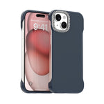Custodia ibrida in PC e TPU satinato per iPhone 15 Pro