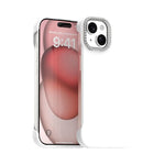 Custodia ibrida in PC e TPU satinato per iPhone 15 Pro