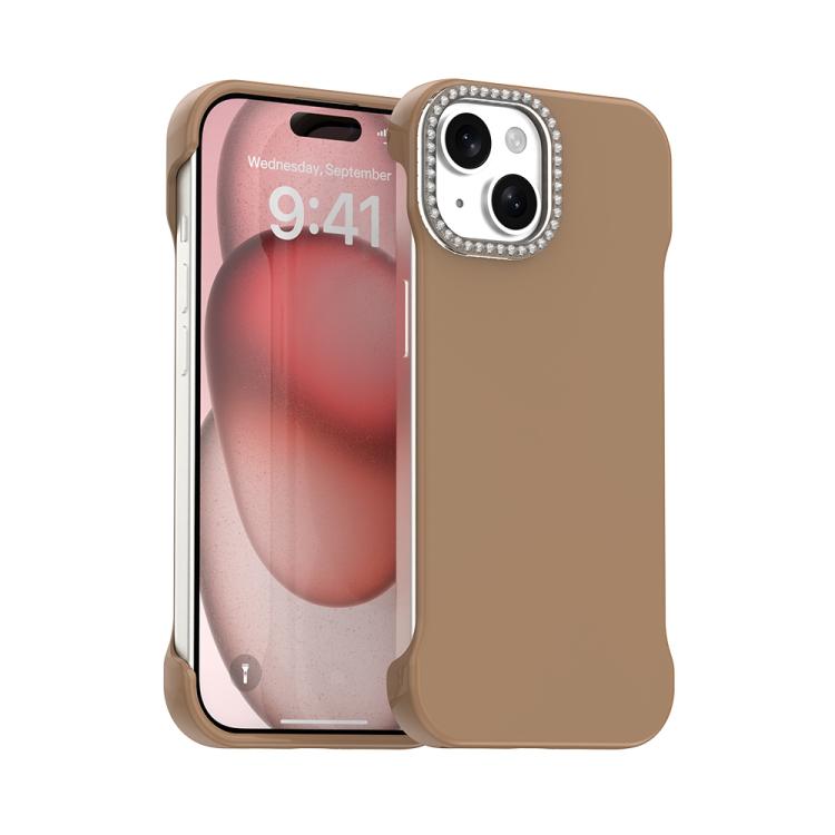 Custodia ibrida in PC e TPU satinato per iPhone 15 Pro
