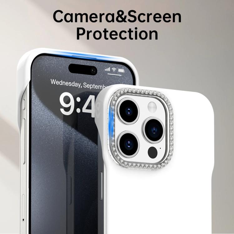 Custodia ibrida in PC e TPU satinato per iPhone 15 Pro