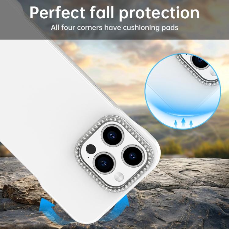 Custodia ibrida in PC e TPU satinato per iPhone 15 Pro