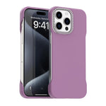 Custodia ibrida in PC e TPU satinato per iPhone 15 Pro
