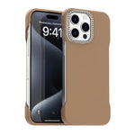 Custodia ibrida in PC e TPU satinato per iPhone 15 Pro