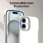 Custodia ibrida in PC e TPU per iPhone 16 Plus