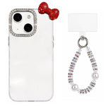 Custodia con fiocco e cinturino per iPhone 13 Pro