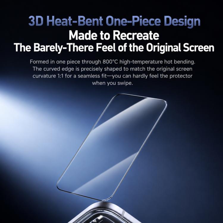 Pellicola temperata Benks Ultra 3D per iPhone 17 Pro Max