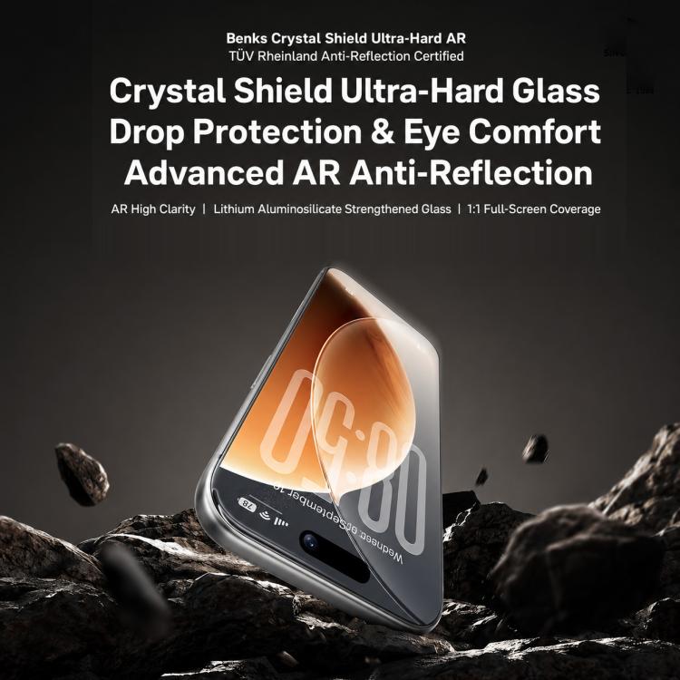 Pellicola protettiva antiriflesso Benks per iPhone 17 Pro Max