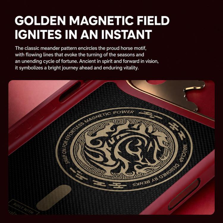 Custodia magnetica Benks Y3 in fibra di Kevlar per iPhone 17 Pro
