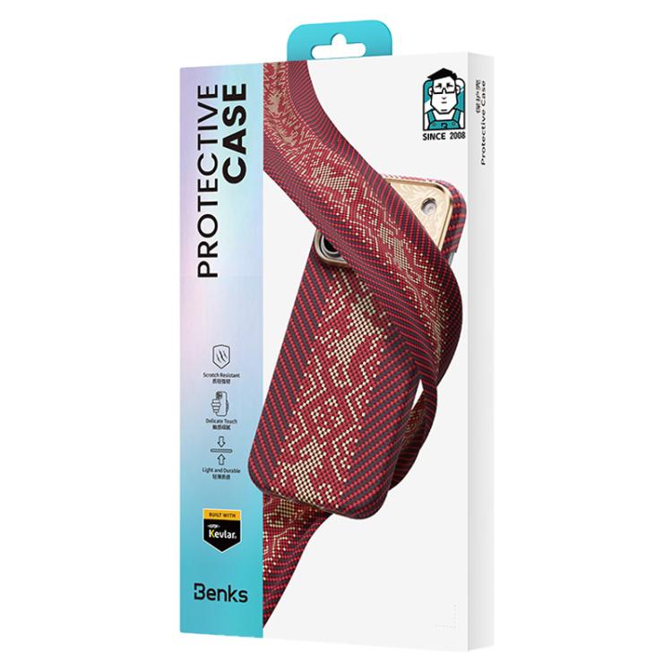 Custodia magnetica Benks Y3 in fibra di Kevlar per iPhone 17 Pro