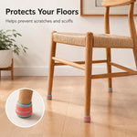 Set di 4 tappi antiscivolo in silicone per gambe mobili