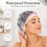Cuffie da doccia monouso impermeabili 100 pezzi