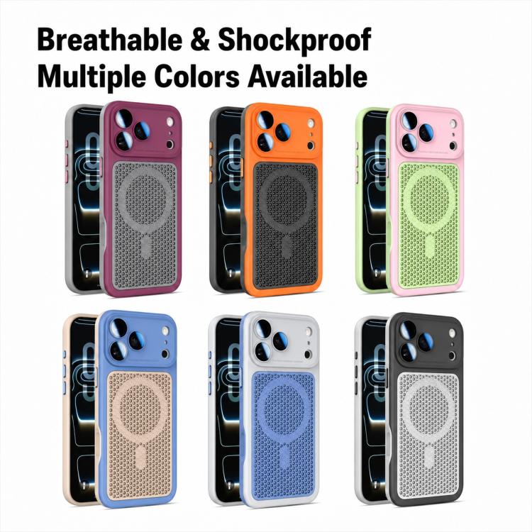 Custodia magnetica Armor Shield Mesh per iPhone 14 Pro