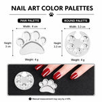 Tavolozza per miscelare nail art 2 pezzi