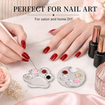 Tavolozza per miscelare nail art 2 pezzi