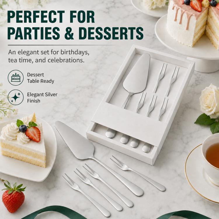 Set paletta per torte in acciaio inox LsCook