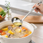 Cucchiaio separatore olio in acciaio inox 27 cm