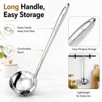 Cucchiaio separatore olio in acciaio inox 27 cm