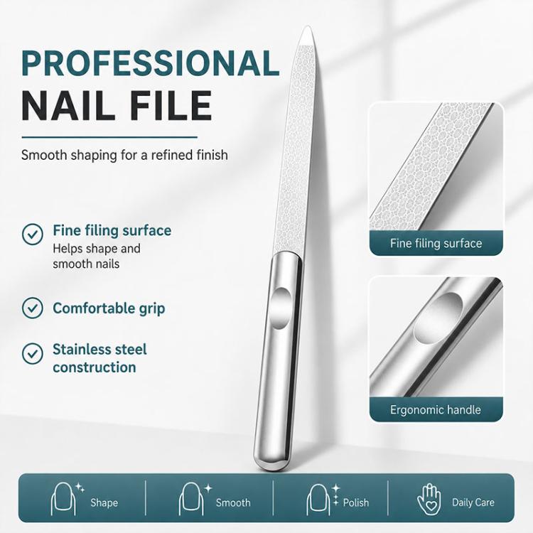 Set manicure 4 pezzi in acciaio inossidabile