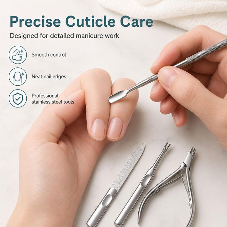 Set manicure 4 pezzi in acciaio inossidabile