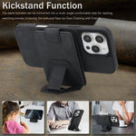 Custodia portafoglio magnetica RFID per iPhone 16 Pro Max