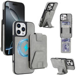 Custodia portafoglio magnetica RFID per iPhone 16 Pro Max