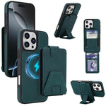 Custodia portafoglio magnetica RFID per iPhone 16 Pro Max