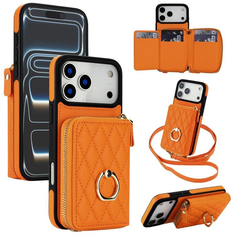 Portafoglio con cerniera e protezione RFID per iPhone 17 Pro Max