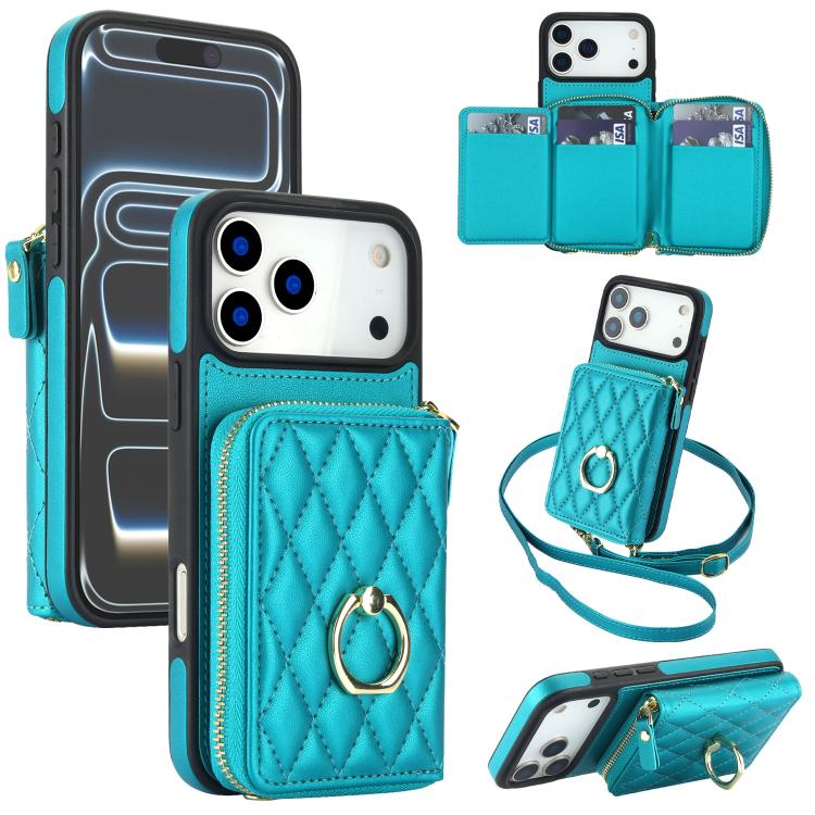 Portafoglio con cerniera e protezione RFID per iPhone 17 Pro Max