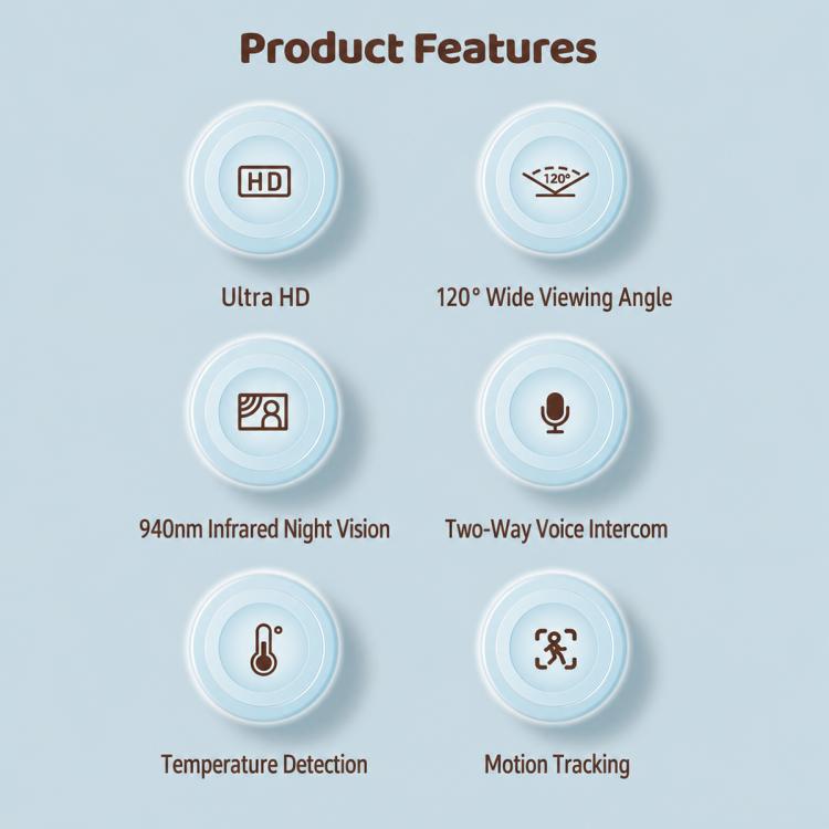 Telecamera di sorveglianza wireless Wi-Fi 2 MP C11