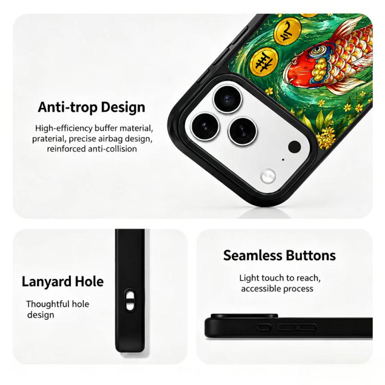 Custodia magnetica in silicone per iPhone 17 Pro