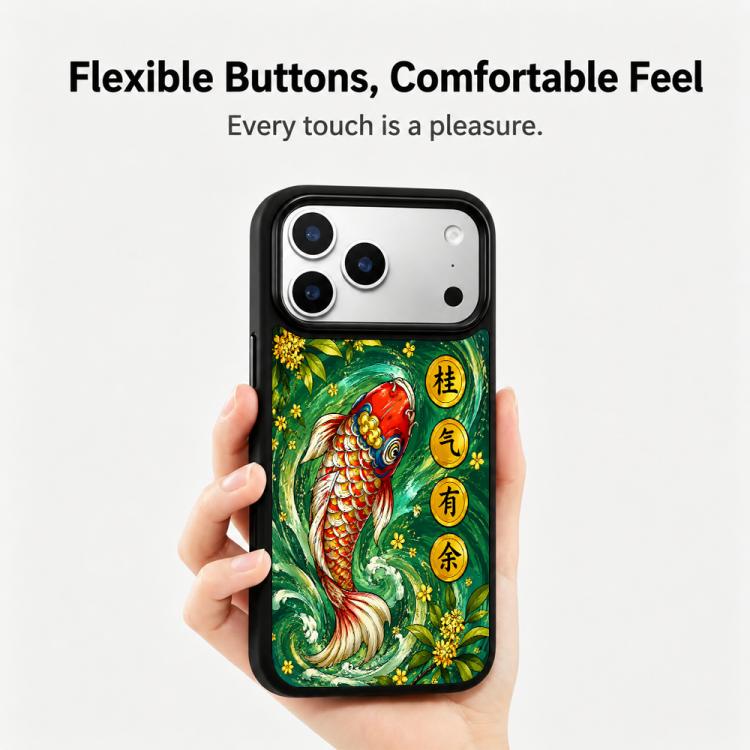 Custodia magnetica in silicone per iPhone 17 Pro Max