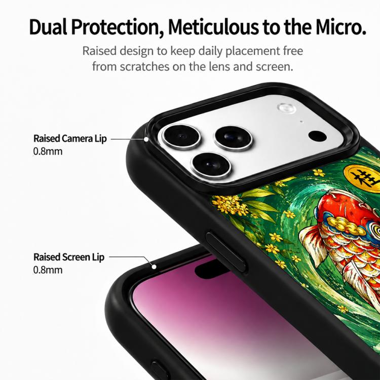 Custodia magnetica in silicone per iPhone 17 Pro Max