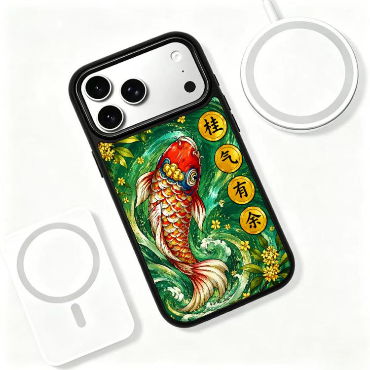 Custodia magnetica in silicone per iPhone 17 Pro Max