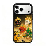 Custodia magnetica in silicone per telefono con stampa colorata, For iPhone 18 Pro Max / 17 Pro Max