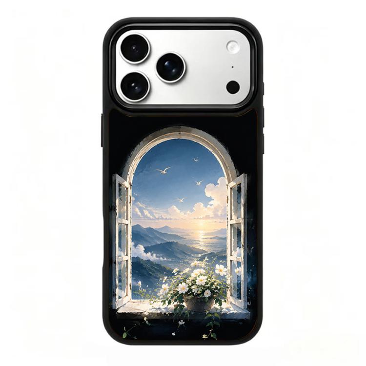 Custodia magnetica in silicone per telefono con stampa colorata, For iPhone 18 Pro Max / 17 Pro Max