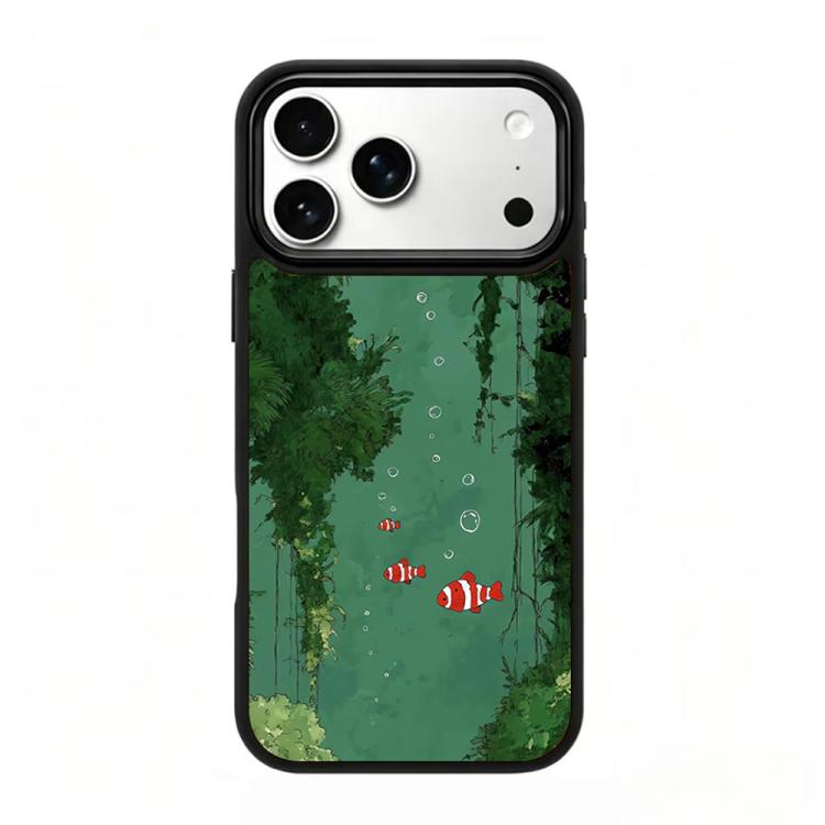Custodia magnetica in silicone per telefono con stampa colorata, For iPhone 18 Pro Max / 17 Pro Max