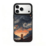 Custodia magnetica in silicone per telefono con stampa colorata, For iPhone 18 Pro / 17 Pro