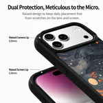 Custodia magnetica in silicone per telefono con stampa colorata, For iPhone 18 Pro / 17 Pro